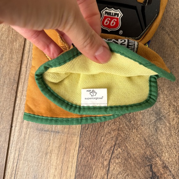 Work Gloves OILBLOC Endura Phillips 66 Leather ANSI A4 Cut-Resistant SZ XL - Picture 4 of 6